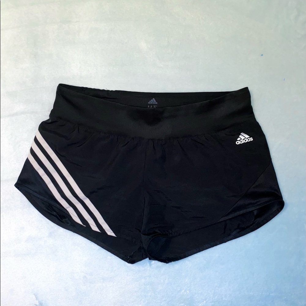 Women’s reflective adidas running athletic shorts
